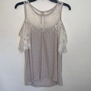 Cold shoulder shirt